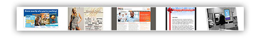 Examples of agency work in web, graphic, Plone, seo, design